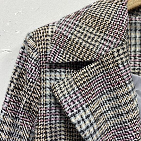 Avec Les Filles Plaid Long Line Coat Small - Picture 5 of 7